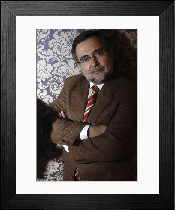 Framed Print : CALVO POYATOJos (1951). Politicianhistorian and novelist. 2005. Oscar Elias / AISA / Everett Collection (184448)**US SALES ONLY** Framed Print : CALVO POYATOJos (1951). Politicianhistorian and novelist. 2005. Oscar Elias / AISA / Everett Collection (184448)**US SALES ONLY**