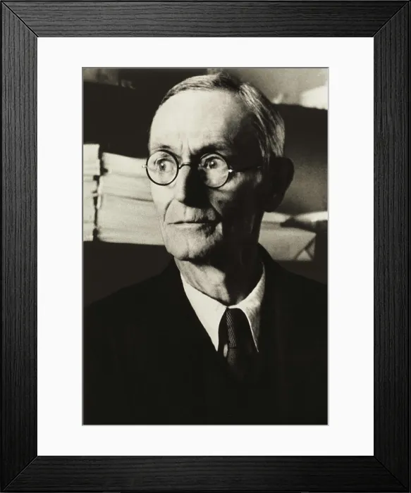 Framed Print : HESSE, Herman (1877-1962). AISA / Everett Collection**US SALES ONLY**