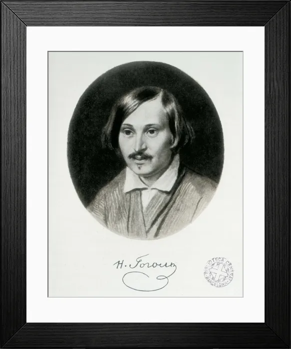 Framed Print : GOGOL, Nikolai Vasilievich (1809-1852). Engraving. SPAIN. Barcelona. Biblioteca de Catalunya (National Library of Catalonia). AISA / Everett Collection**US SALES ONLY**