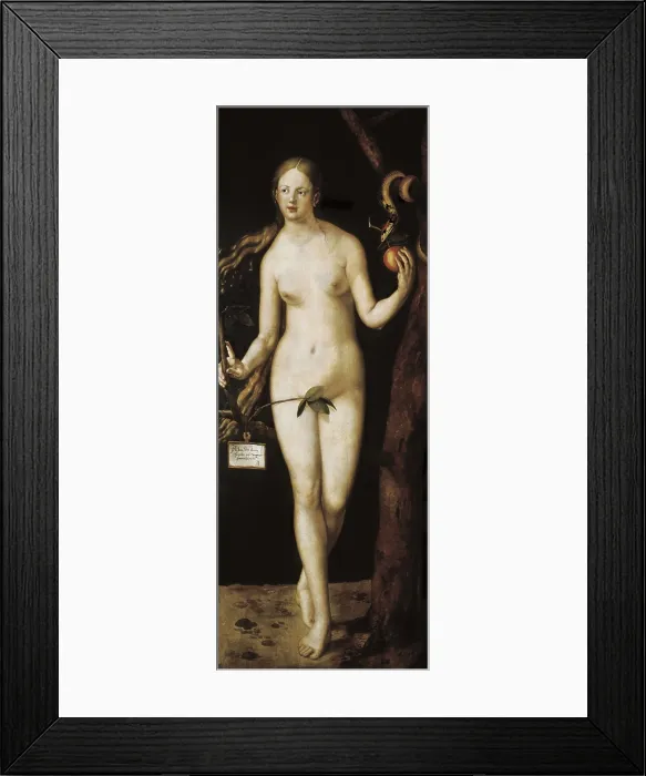 Framed Print : DURER, Albrecht (1471-1528). Eve. 1507. Oil on wood. SPAIN. Madrid. Prado Museum. AISA / Everett Collection**US SALES ONLY**