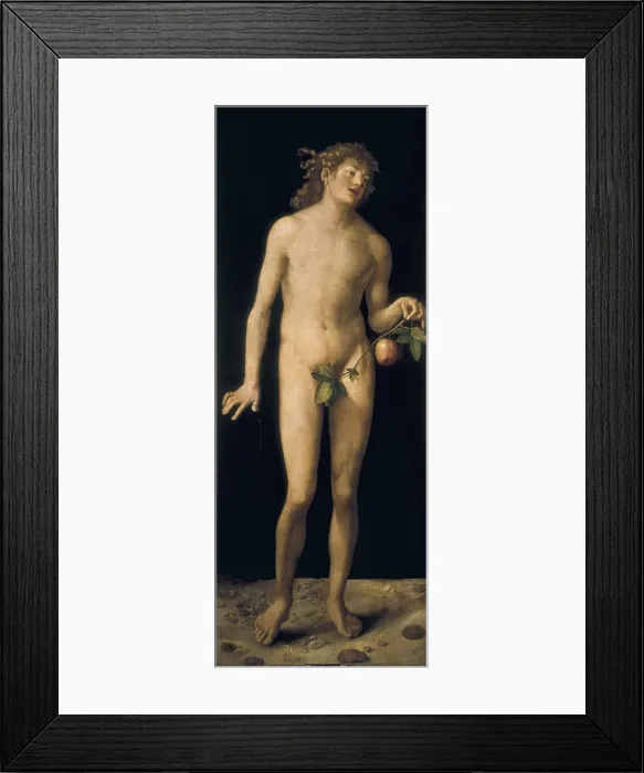 Framed Print : DURER, Albrecht (1471-1528). Adam. 1507. Oil on wood. SPAIN. Madrid. Prado Museum. AISA / Everett Collection**US SALES ONLY**