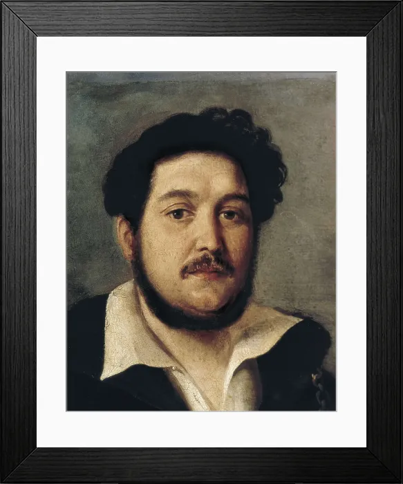 Framed Print : DUMAS, Alexandre (1802-1870). Anonymous portrait. Oil on canvas. ITALY. Naples. San Martino National Museum. AISA / Everett Collection**US SALES ONLY**