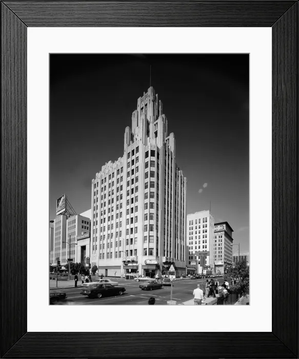 Framed Print : Los Angeles, Guarantee & Trust Building, south and east fronts, 401 West Fifth Street, California, photograph circa early 1980s Framed Print : Los Angeles, Guarantee & Trust Building, south and east fronts, 401 West Fifth Street, California, photograph circa early 1980s