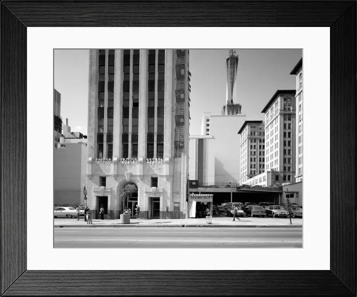 Framed Print : Los Angeles, Federal Title Building, the Federal Title Building was designed by Walker and Eisen, a prominent Southern California architectural firm and constructed in 1927