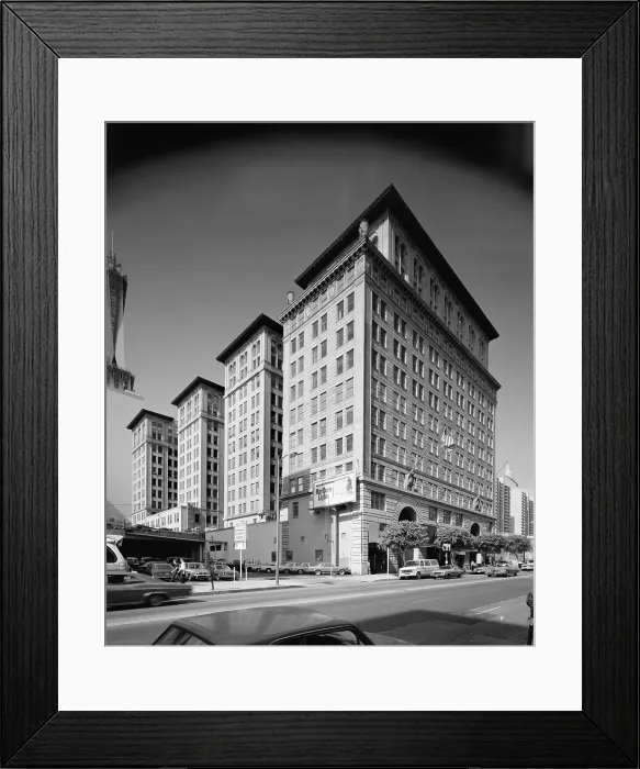 Framed Print : Los Angeles, Subway Terminal Building