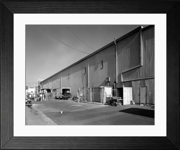 Framed Print : Los Angeles, Hughes Aircraft Company, Hull Pattern Building, 6775 Centinela Avenue, California, photograph circa 1980s