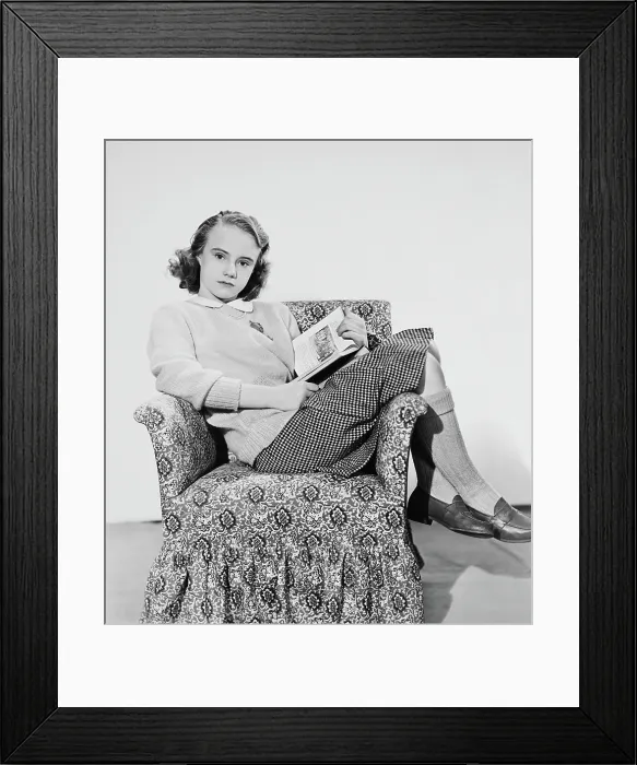 Framed Print : JUNIOR MISS, Peggy Ann Garner, 1945, TM & Copyright 20th Century Fox Film Corp. / courtesy Everett Collection