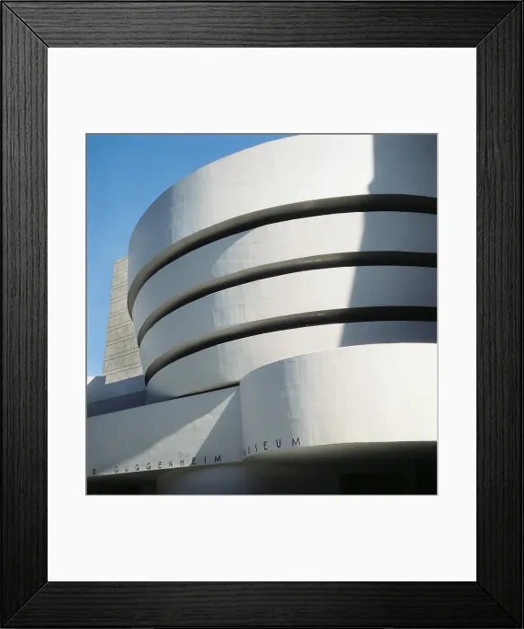 Framed Print : UNITED STATES OF AMERICA. NEW YORK. New York City. Solomon R. Guggenheim Museum, by Frank Lloyd Wright (1959). AISA / Everett Collection - Image has fine art copyright Framed Print : UNITED STATES OF AMERICA. NEW YORK. New York City. Solomon R. Guggenheim Museum, by Frank Lloyd Wright (1959). AISA / Everett Collection - Image has fine art copyright