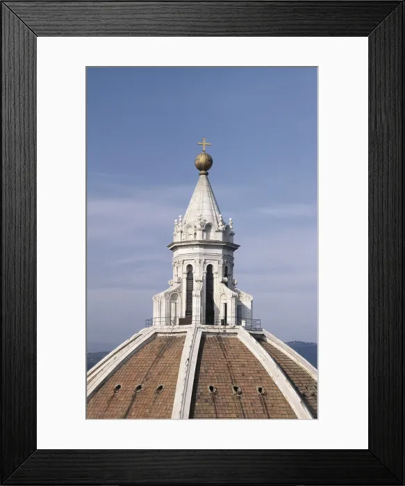 Framed Print : Brunelleschi, Filippo (1377-1446). Duomo, Cathedral Santa Maria del Fiore (Saint Mary of the Flower). 1420-1436. ITALY. Florence
