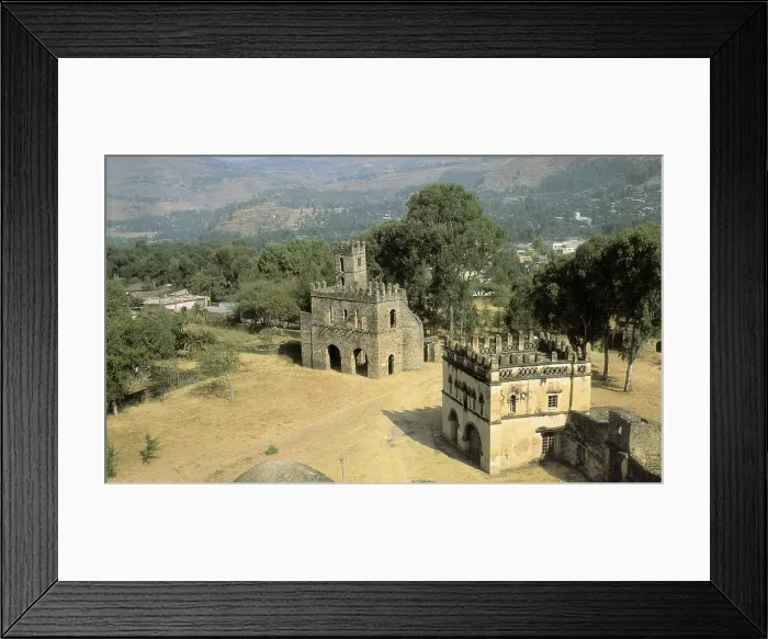 Framed Print : ETHIOPIA. AMHARA. Gonderr. Fasil Ghebbi fortress-city. Chancellorship and Library (right). AISA / Everett Collection**US SALES ONLY**