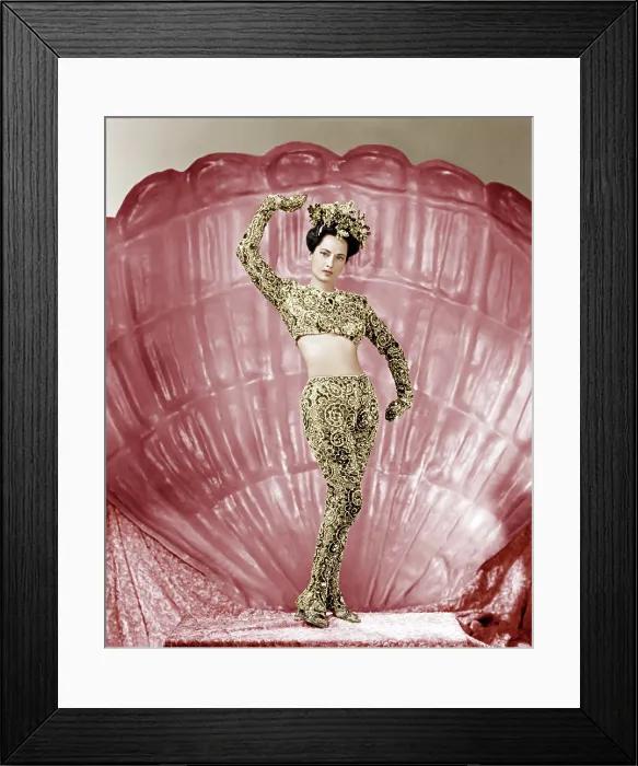 Framed Print : NIGHT IN PARADISE, Merle Oberon, 1946