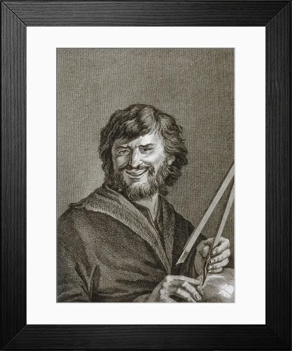 Framed Print : DEMOCRITUS (460-370 BC). Etching. AISA / Everett Collection**US SALES ONLY** Framed Print : DEMOCRITUS (460-370 BC). Etching. AISA / Everett Collection**US SALES ONLY**