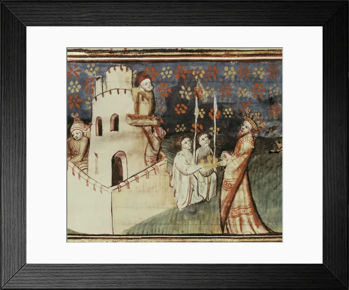 Framed Print : Illustration of the Aeneid 'From the Creation of the World to the Conquest of the Holy Land'