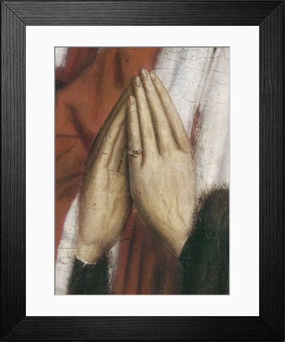 Framed Print : DALMAU, Llus ( -1460). The Virgin of the Councillors. 1443 - 1445. Right detail: Councillors Ramon Savall and Antoni de Vilatorta. Tempera and oil on wood. Tempera on wood. SPAIN Framed Print : DALMAU, Llus ( -1460). The Virgin of the Councillors. 1443 - 1445. Right detail: Councillors Ramon Savall and Antoni de Vilatorta. Tempera and oil on wood. Tempera on wood. SPAIN