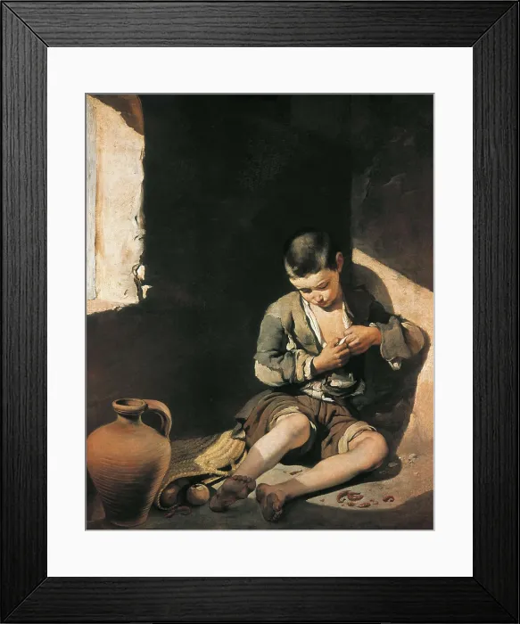 Framed Print : MURILLO, Bartolom Esteban (1617-1682). The Young Beggar. ca. 1650. Oil on canvas. FRANCE. Paris. Louvre Museum. AISA / Everett Collection**US SALES ONLY** Framed Print : MURILLO, Bartolom Esteban (1617-1682). The Young Beggar. ca. 1650. Oil on canvas. FRANCE. Paris. Louvre Museum. AISA / Everett Collection**US SALES ONLY**