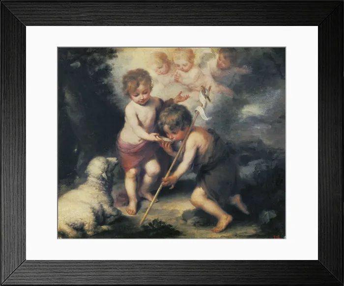 Framed Print : MURILLO, Bartolom Esteban (1617-1682). The Boys with the Shell. 1670. Oil on canvas. SPAIN. Madrid. Prado Museum. AISA / Everett Collection**US SALES ONLY** Framed Print : MURILLO, Bartolom Esteban (1617-1682). The Boys with the Shell. 1670. Oil on canvas. SPAIN. Madrid. Prado Museum. AISA / Everett Collection**US SALES ONLY**