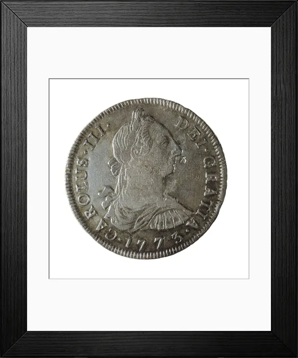 Framed Print : Potos with the image of Charles III. Coin minted in Peru. Coin. SPAIN. Barcelona. National Art Museum of Catalonia. AISA / Everett Collection**US SALES ONLY** Framed Print : Potos with the image of Charles III. Coin minted in Peru. Coin. SPAIN. Barcelona. National Art Museum of Catalonia. AISA / Everett Collection**US SALES ONLY**
