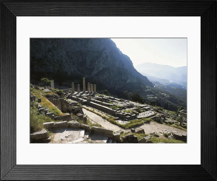 Framed Print : GREECE. CENTRAL GREECE. PHOCIS. Delphi. Temple of Apollo. Temple of Apollo (510-330 BC). Greek art. Architecture. AISA / Everett Collection**US SALES ONLY** Framed Print : GREECE. CENTRAL GREECE. PHOCIS. Delphi. Temple of Apollo. Temple of Apollo (510-330 BC). Greek art. Architecture. AISA / Everett Collection**US SALES ONLY**