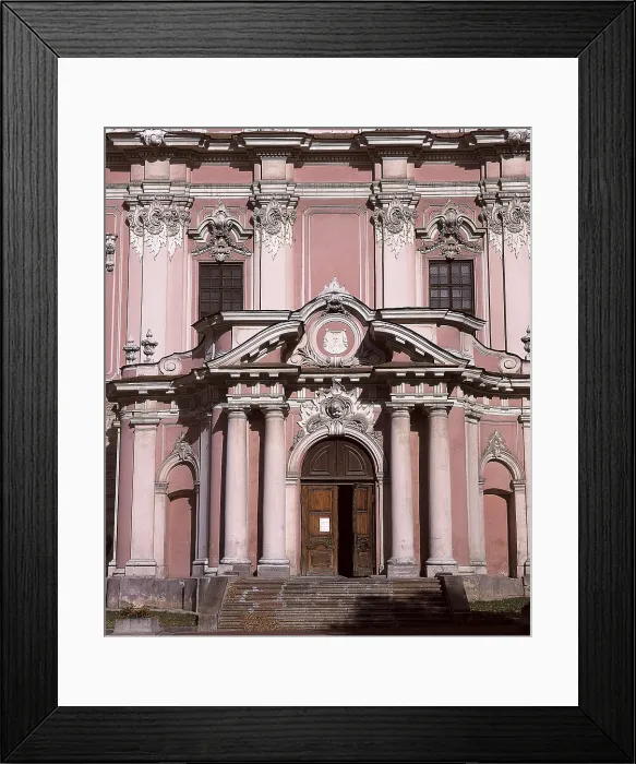 Framed Print : LITHUANIA. Vilnius. Church of Sv. Kazimero o Saint Casimir's Church (1604-1632). Faade. Baroque art. Architecture. AISA / Everett Collection**US SALES ONLY**