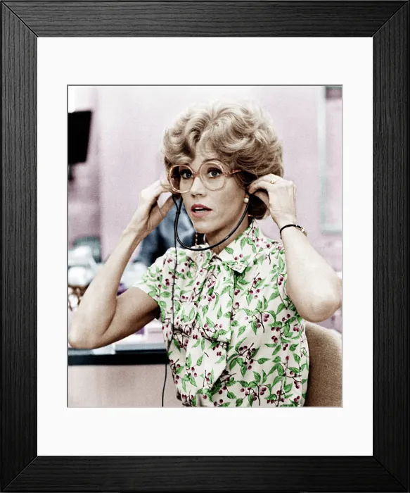 Framed Print : NINE TO FIVE, (aka 9 TO 5), Jane Fonda, 1980. 20th Century-Fox Film Corporation, TM & Copyright / courtesy Everett Collection Framed Print : NINE TO FIVE, (aka 9 TO 5), Jane Fonda, 1980. 20th Century-Fox Film Corporation, TM & Copyright / courtesy Everett Collection