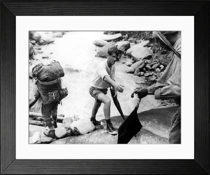 Framed Print : Sir Edmund Hillary on expedition in an undated photo.. Courtesy: CSU Archives / Everett Collection Framed Print : Sir Edmund Hillary on expedition in an undated photo.. Courtesy: CSU Archives / Everett Collection
