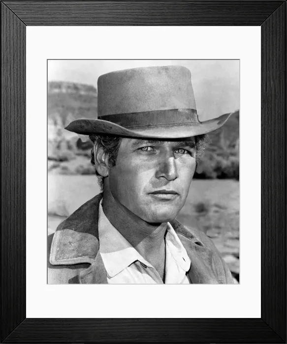 Framed Print : BUTCH CASSIDY AND THE SUNDANCE KID, Paul Newman, 1969. TM and Copyright 20th Century Fox Film Corp. All rights reserved. Courtesy: Everett Collection