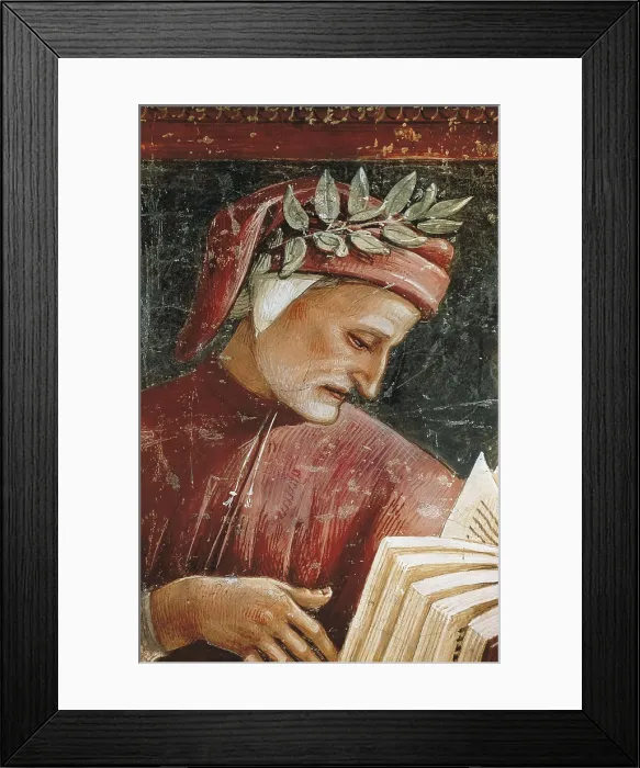 Framed Print : SIGNORELLI, Luca (1445-1523). The Poet Dante. 1499-1504. ITALY. Orvieto. Cathedral. Renaissance art. Fresco. AISA / Everett Collection**US SALES ONLY** Framed Print : SIGNORELLI, Luca (1445-1523). The Poet Dante. 1499-1504. ITALY. Orvieto. Cathedral. Renaissance art. Fresco. AISA / Everett Collection**US SALES ONLY**