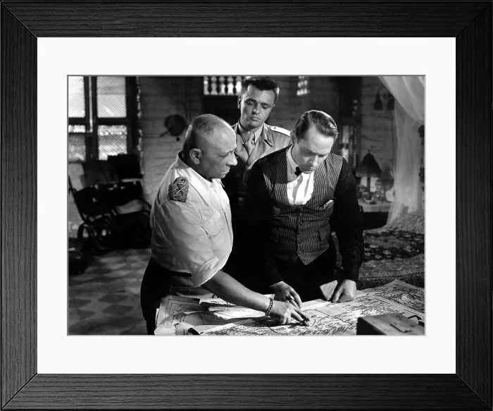 Framed Print : FIVE GRAVES TO CAIRO, Erich von Stroheim, Peter van Eyck, Franchot Tone, 1943