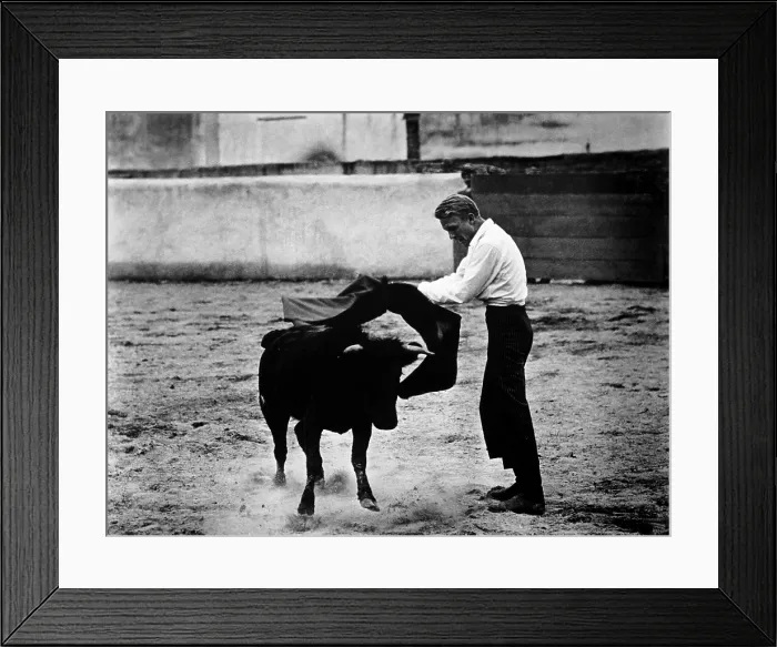 Framed Print : BULLFIGHTER AND THE LADY, Robert Stack, 1951 Framed Print : BULLFIGHTER AND THE LADY, Robert Stack, 1951