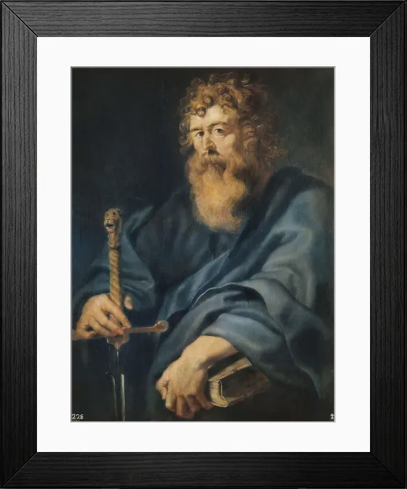 Framed Print : RUBENS, Peter Paul (1577-1640). Saint Paul. ca. 1610 - ca. 1612. Flemish art. Oil on canvas. SPAIN. Madrid. Prado Museum. AISA / Everett Collection**US SALES ONLY**