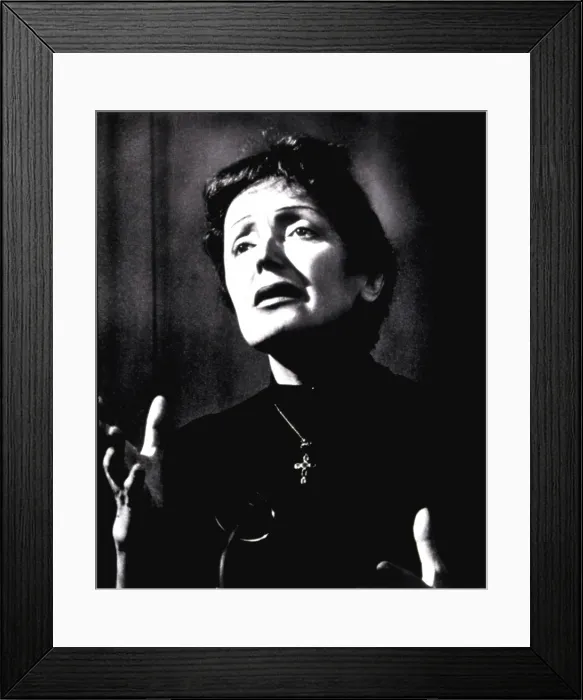 Framed Print : EDITH PIAF, c. 1954. Courtesy: CSU Archives / Everett Collection Framed Print : EDITH PIAF, c. 1954. Courtesy: CSU Archives / Everett Collection