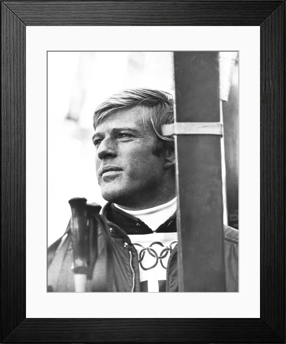 Framed Print : DOWNHILL RACER, Robert Redford, 1969 Framed Print : DOWNHILL RACER, Robert Redford, 1969