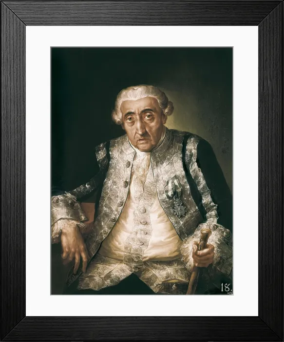 Framed Print : LOPEZ Y PORTAA, Vicente (1772-1850). Cayetano de Urbina y Ortiz de Zrate. ca. 1801. SPAIN. Valencia. San Pio V Fine Arts Museum. Oil on canvas