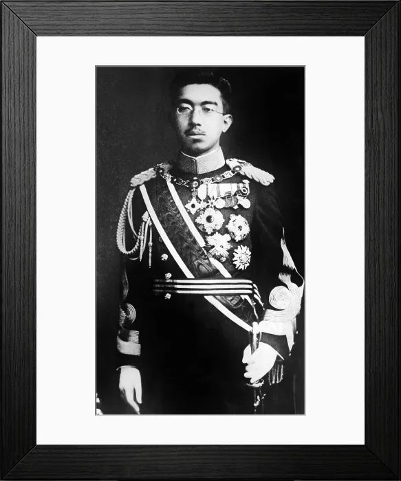 Framed Print : EMPEROR HIROHITO, of Japan, portrait circa 1920s. Courtesy: CSU Archives  /  Everett Collection