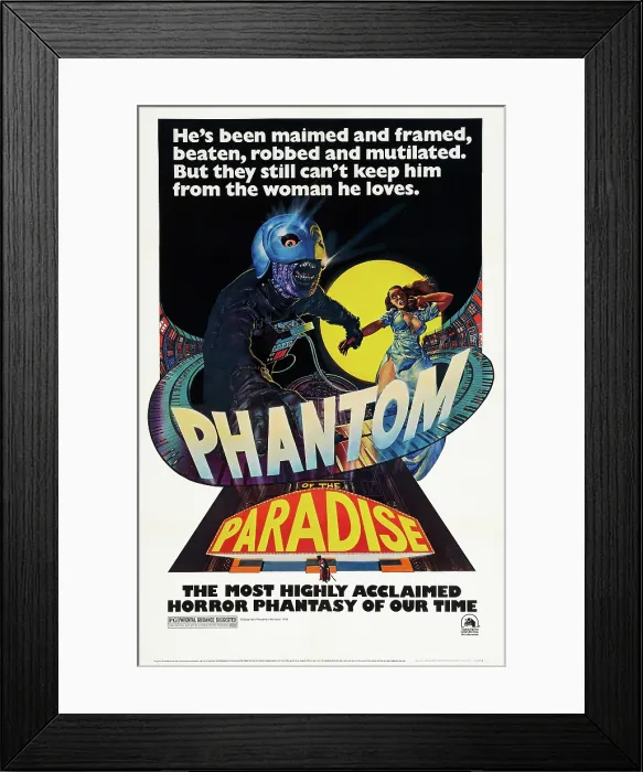 Framed Print : PHANTOM OF THE PARADISE, US poster art, 1974. TM & Copyright 20th Century Fox Film Corp. All rights reserved  /  Courtesy: Everett Collection