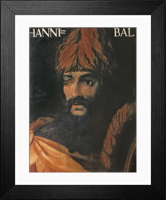 Framed Print : HANNIBAL (247-183 BC). Painting. ITALY. Florence. Galleria degli Uffizi (Uffizi Gallery). AISA / Everett Collection**US SALES ONLY**