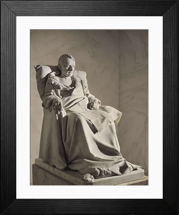 Framed Print : VELA, Vincenzo (1820-1891). The Last Days of Napoleon. 1866. Sculpture on marble. FRANCE. Rueil-Malmaison. National Museum of the Castle of Malmaison Framed Print : VELA, Vincenzo (1820-1891). The Last Days of Napoleon. 1866. Sculpture on marble. FRANCE. Rueil-Malmaison. National Museum of the Castle of Malmaison