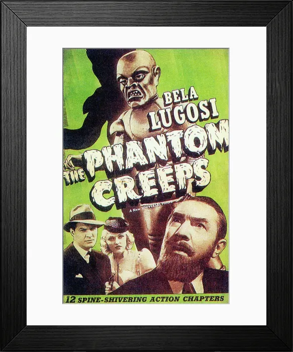 Framed Print : THE PHANTOM CREEPS, from left: Robert Kent, Dorothy Arnold, Bela Lugosi, 1939