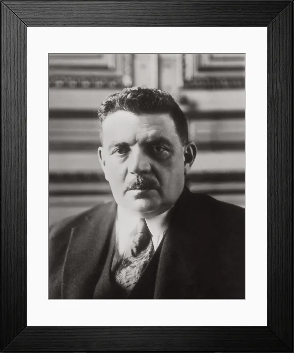 Framed Print : HERRIOT, Edouard (1872-1957). French republican politician and writer. AISA / Everett Collection**US SALES ONLY**