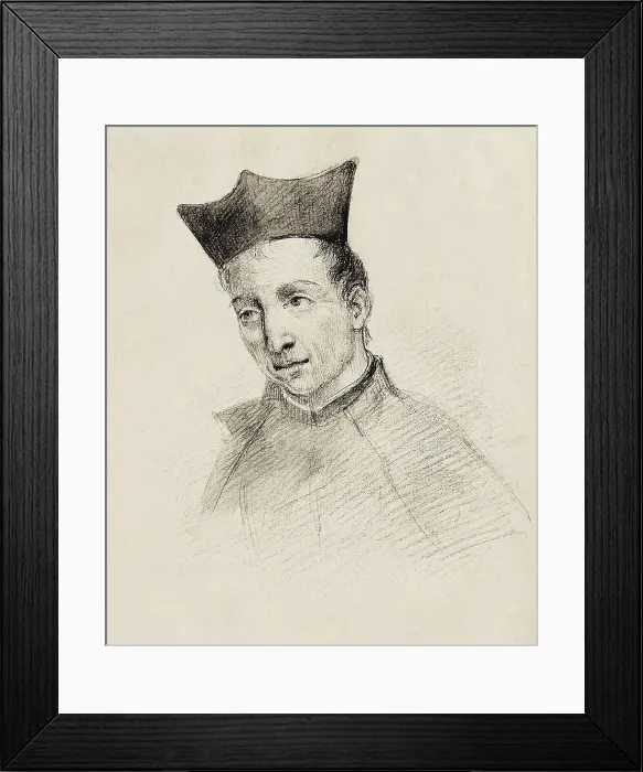 Framed Print : GRACIAN, Baltasar (1601-1658). Drawing. SPAIN. Madrid. National Library. AISA / Everett Collection**US SALES ONLY**
