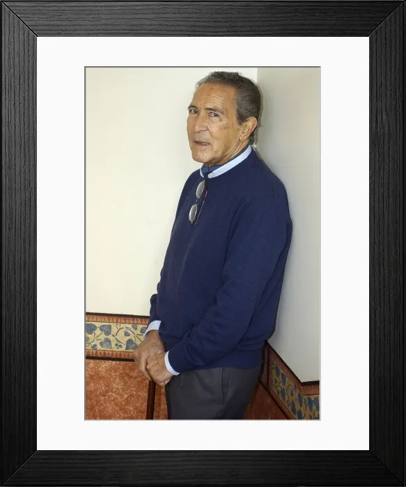 Framed Print : GALAAntonio (1937). Spanish writer. 2005. Oscar Elias / AISA / Everett Collection (184468)**US SALES ONLY**