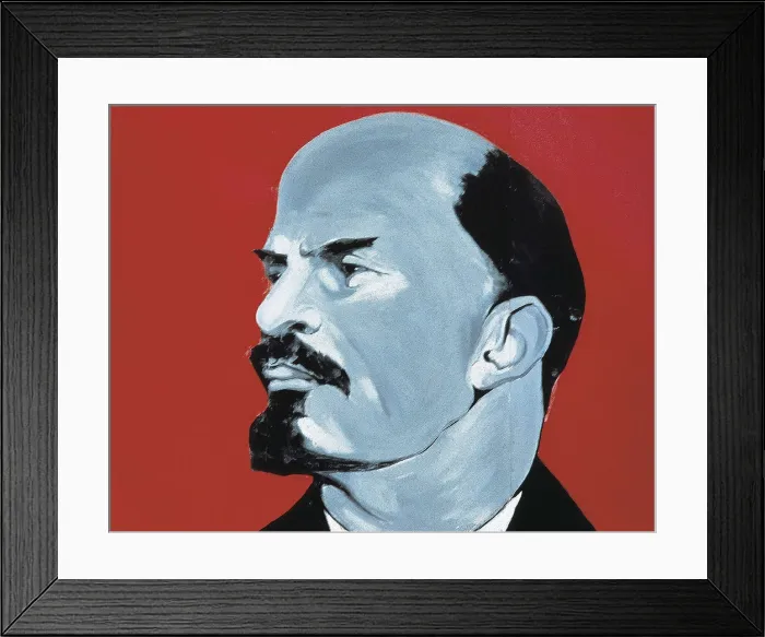 Framed Print : LENIN, Vladimir Ilich Ulyanov (1870-1924). Portrait of Lenin. Oil on canvas. AISA / Everett Collection**US SALES ONLY**