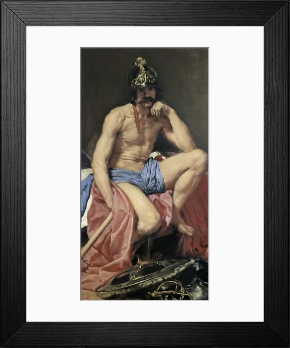 Framed Print : VELAZQUEZ, Diego Rodrguez de Silva (1599-1660). Mars, God of War. 1640. Baroque art. Oil on canvas. SPAIN. Madrid. Prado Museum. AISA / Everett Collection**US SALES ONLY** Framed Print : VELAZQUEZ, Diego Rodrguez de Silva (1599-1660). Mars, God of War. 1640. Baroque art. Oil on canvas. SPAIN. Madrid. Prado Museum. AISA / Everett Collection**US SALES ONLY**