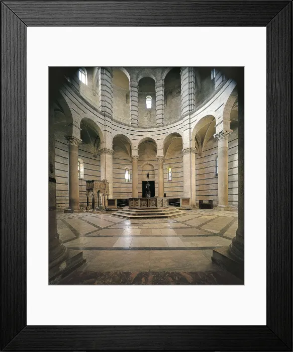 Framed Print : ITALY. Pisa. Piazza dei Miracoli. Baptistry. Romanesque art. Architecture. AISA / Everett Collection**US SALES ONLY** Framed Print : ITALY. Pisa. Piazza dei Miracoli. Baptistry. Romanesque art. Architecture. AISA / Everett Collection**US SALES ONLY**