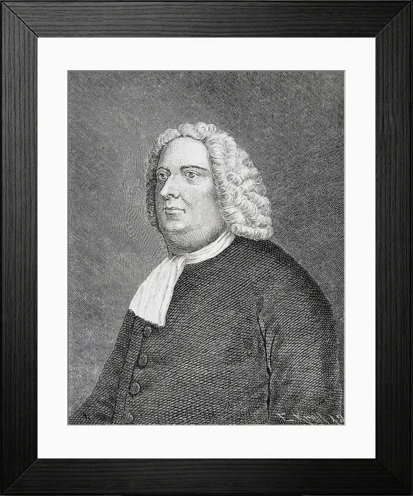 Framed Print : PENN, William (1644-1718). English Quaker colonizer, founder of Philadelphia (1683). Etching. AISA / Everett Collection**US SALES ONLY**