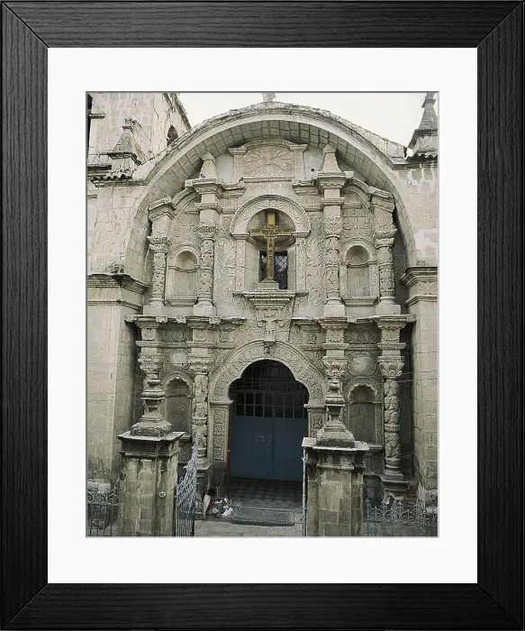 Framed Print : BOLIVIA. LA PAZ. La Paz. Church of San Francisco. Baroque faade (c. 1790). AISA / Everett Collection**US SALES ONLY** Framed Print : BOLIVIA. LA PAZ. La Paz. Church of San Francisco. Baroque faade (c. 1790). AISA / Everett Collection**US SALES ONLY**