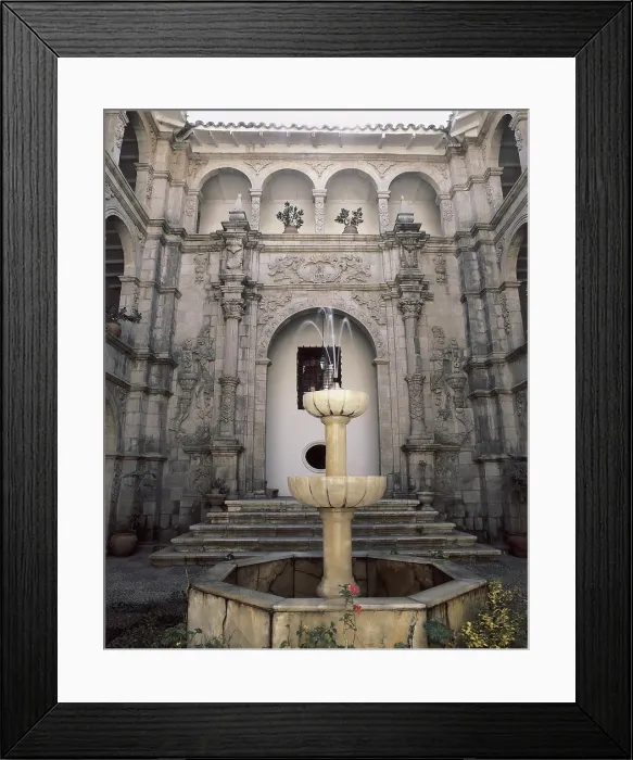 Framed Print : BOLIVIA. LA PAZ. La Paz. National Museum of Art (1775). Faade and inner yard. AISA / Everett Collection**US SALES ONLY** Framed Print : BOLIVIA. LA PAZ. La Paz. National Museum of Art (1775). Faade and inner yard. AISA / Everett Collection**US SALES ONLY**