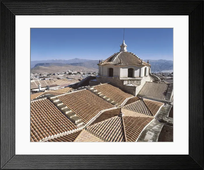 Framed Print : BOLIVIA. POTOS. Potos. Casa Real de la Moneda (18th c.). Roofs. AISA / Everett Collection**US SALES ONLY** Framed Print : BOLIVIA. POTOS. Potos. Casa Real de la Moneda (18th c.). Roofs. AISA / Everett Collection**US SALES ONLY**