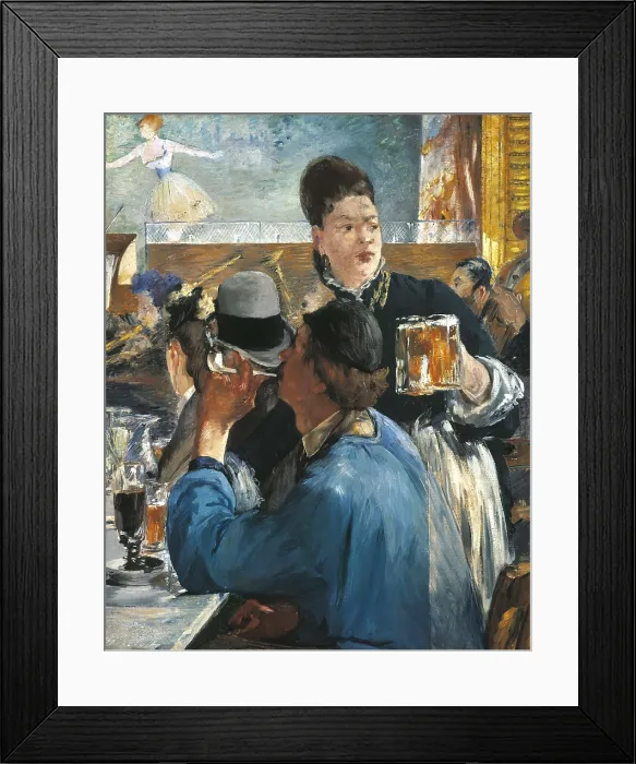 Framed Print : MANET, douard (1832-1883). Corner of a Caf-Concert. ca. 1878. Impressionism. Oil on canvas. UNITED KINGDOM. London. National Gallery. AISA / Everett Collection**US SALES ONLY** Framed Print : MANET, douard (1832-1883). Corner of a Caf-Concert. ca. 1878. Impressionism. Oil on canvas. UNITED KINGDOM. London. National Gallery. AISA / Everett Collection**US SALES ONLY**