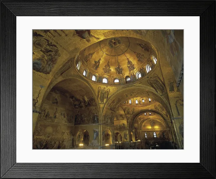 Framed Print : St. Mark's Basilica. ITALY. Venice. St. Mark's Basilica. Middle Byzantine art. Architecture. AISA / Everett Collection**US SALES ONLY**